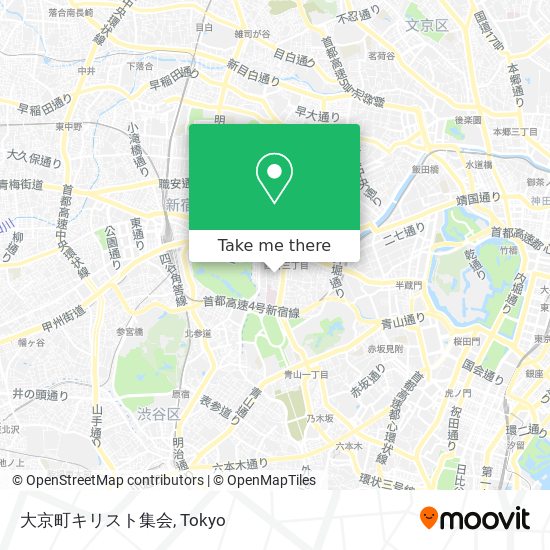 大京町キリスト集会 map