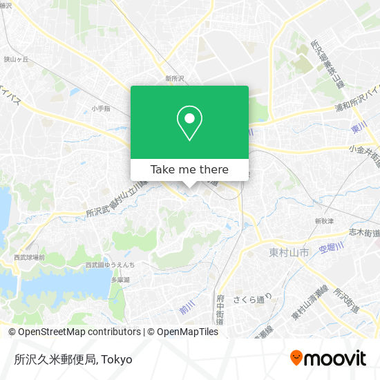 所沢久米郵便局 map
