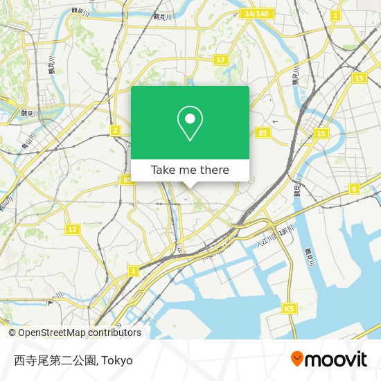 西寺尾第二公園 map