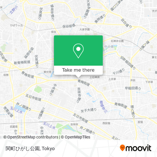 関町ひがし公園 map