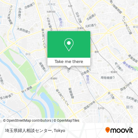 埼玉県婦人相談センター map