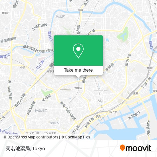 菊名池薬局 map