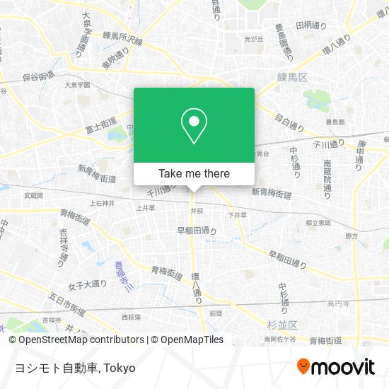 ヨシモト自動車 map