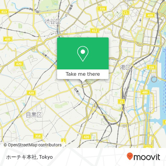 ホーチキ本社 map