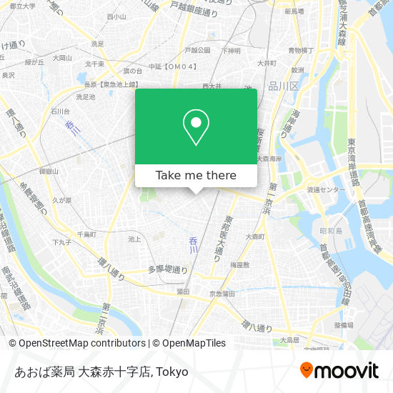 あおば薬局 大森赤十字店 map