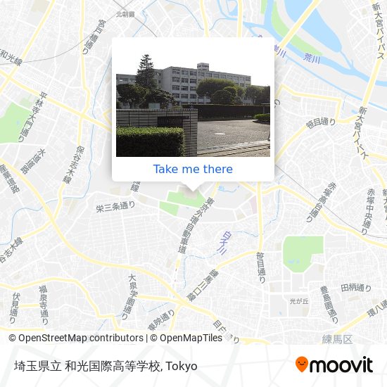 How To Get To 埼玉県立 和光国際高等学校 In 和光市 By Bus Or Metro Moovit