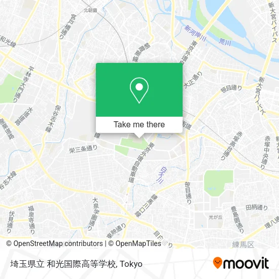 埼玉県立 和光国際高等学校 map