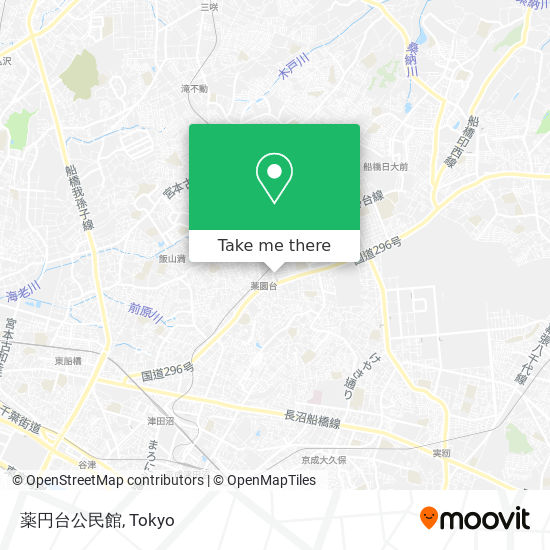 薬円台公民館 map
