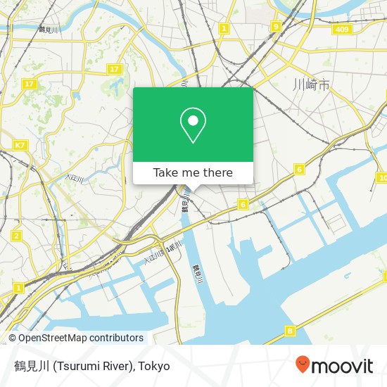 鶴見川 (Tsurumi River) map