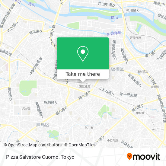 Pizza Salvatore Cuomo map