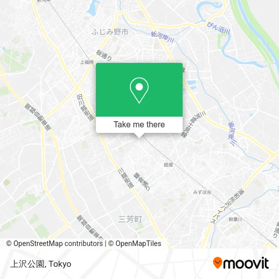 上沢公園 map