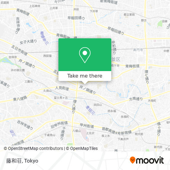 藤和荘 map