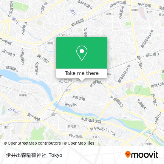 伊井出森稲荷神社 map