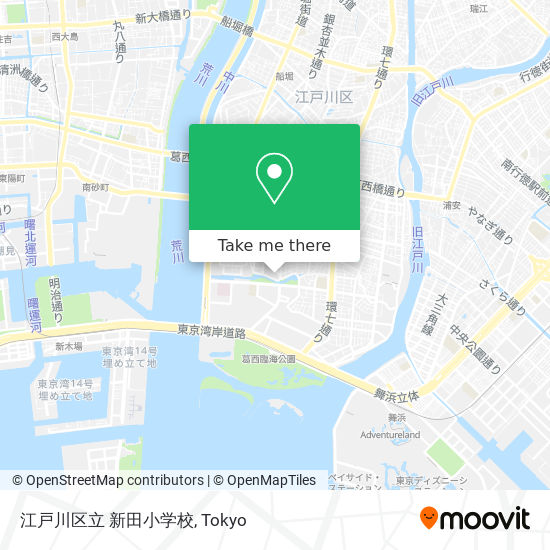江戸川区立 新田小学校 map