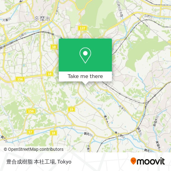 豊合成樹脂 本社工場 map
