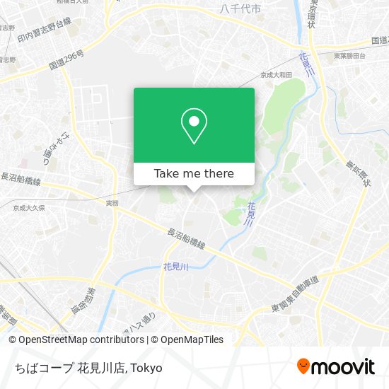 ちばコープ 花見川店 map