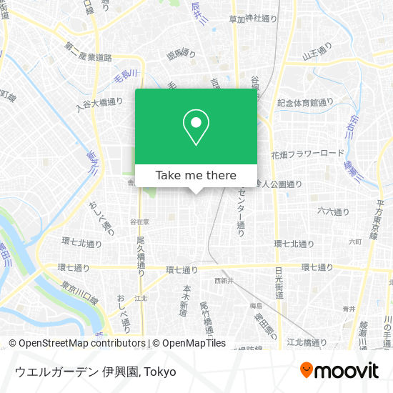 ウエルガーデン 伊興園 map