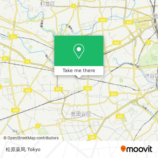 松原薬局 map