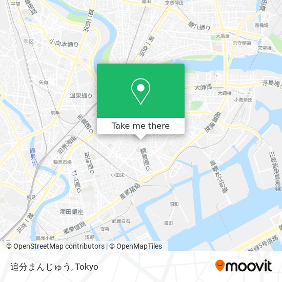 追分まんじゅう map