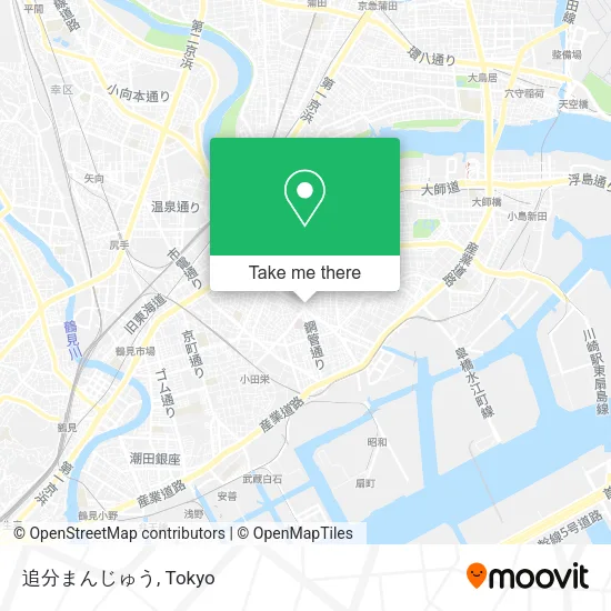 追分まんじゅう map