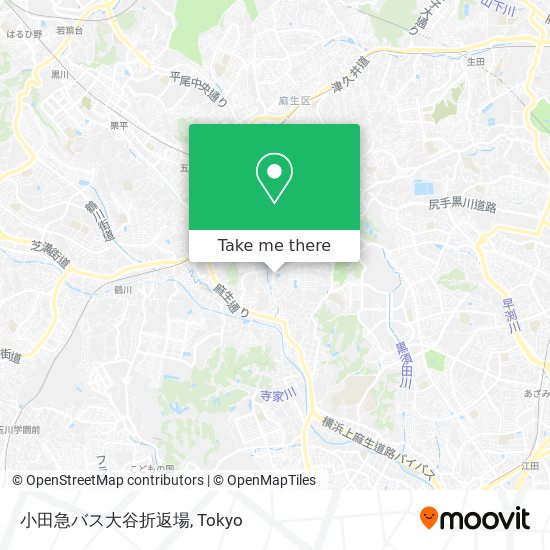 小田急バス大谷折返場 map