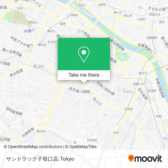 サンドラック子母口店 map