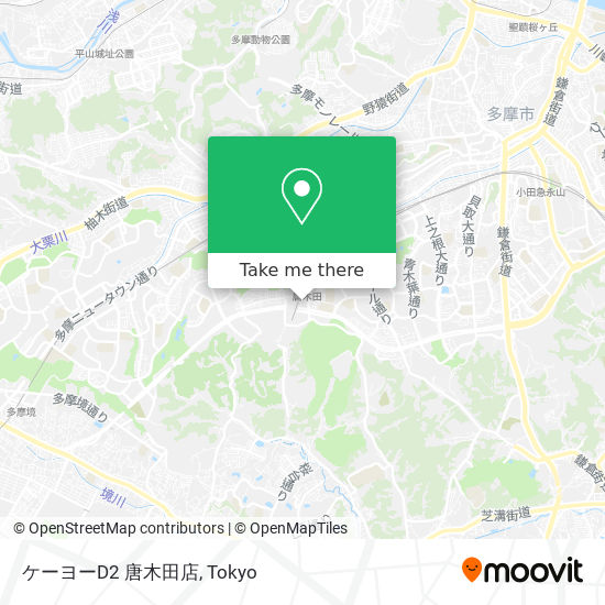 How To Get To ケーヨーd2 唐木田店 In 多摩市 By Bus Or Metro