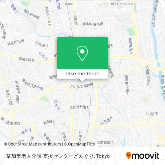 草加市老人介護 支援センターどんぐり map