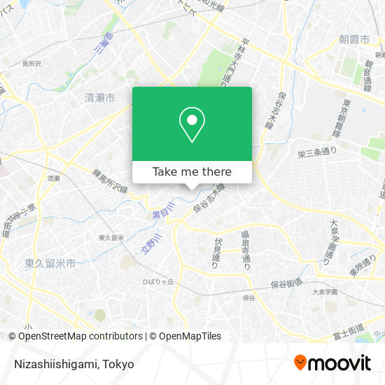 Nizashiishigami map