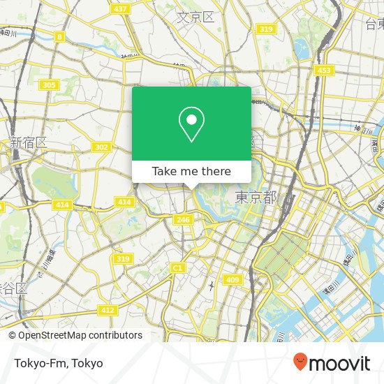Tokyo-Fm map