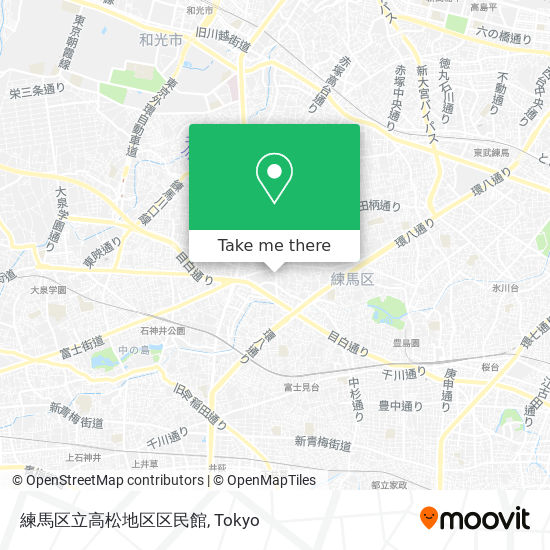 練馬区立高松地区区民館 map