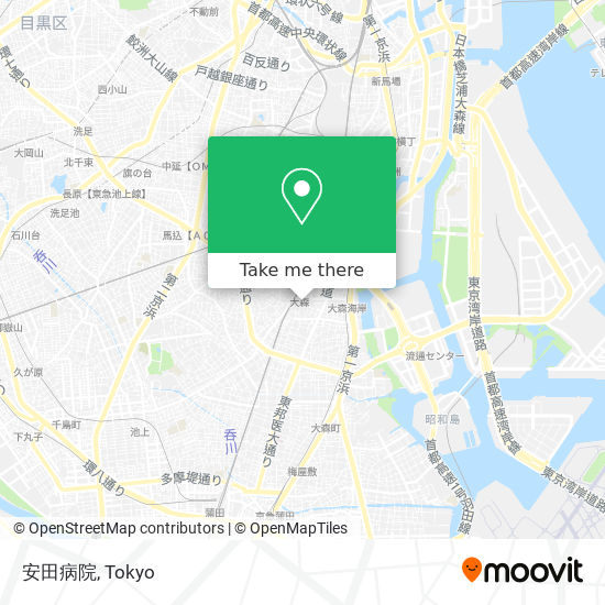 安田病院 map