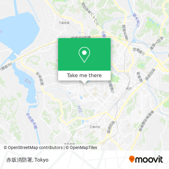 赤坂消防署 map