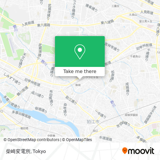 柴崎変電所 map