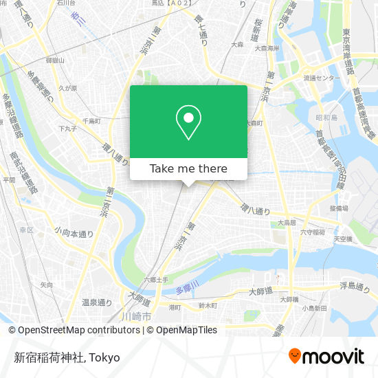 新宿稲荷神社 map