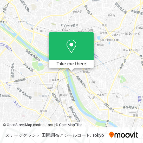 ステージグランデ 田園調布アジールコート map