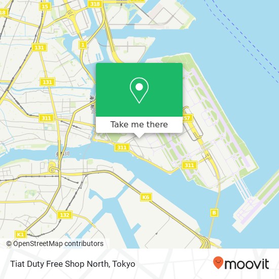 Tiat Duty Free Shop North map