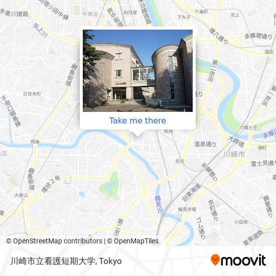 川崎市立看護短期大学 map