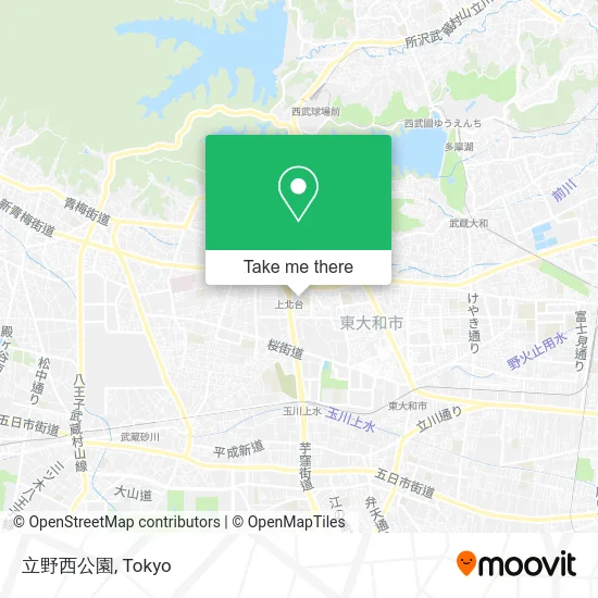立野西公園 map