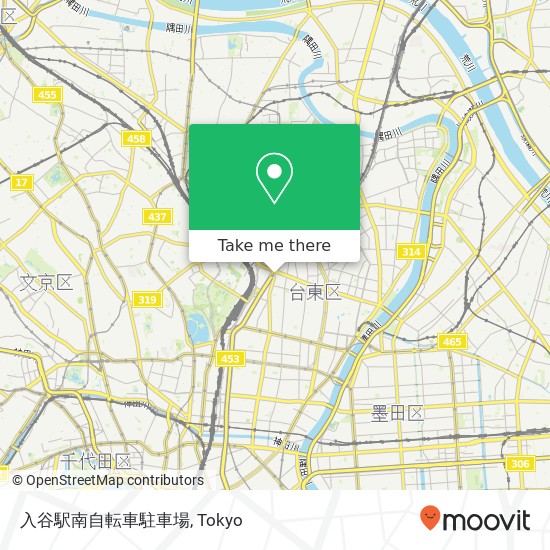入谷駅南自転車駐車場 map