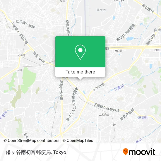 鎌ヶ谷南初富郵便局 map