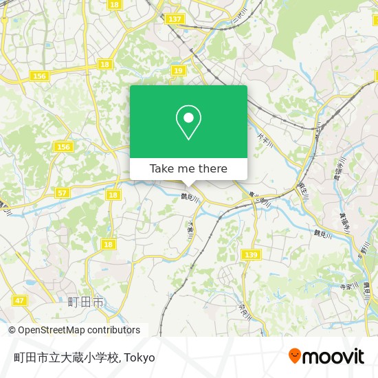 町田市立大蔵小学校 map