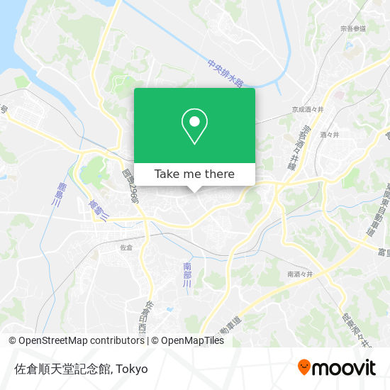 佐倉順天堂記念館 map