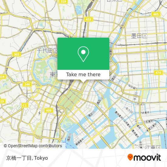 京橋一丁目 map