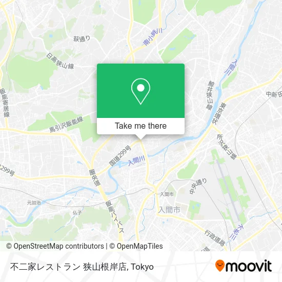 不二家レストラン 狭山根岸店 map