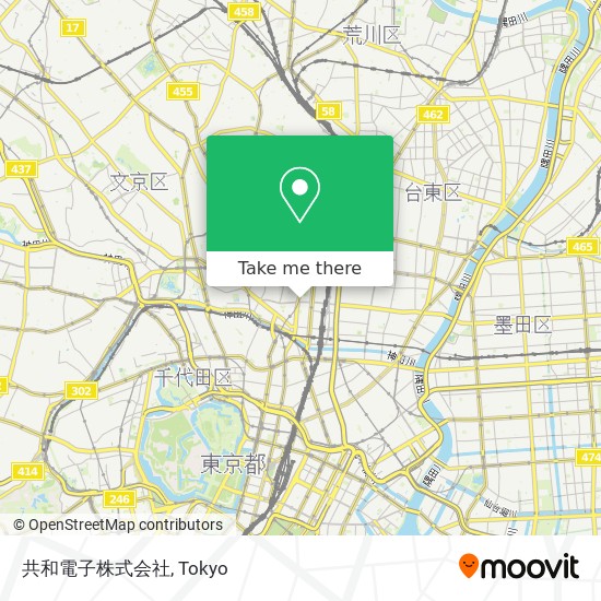 共和電子株式会社 map