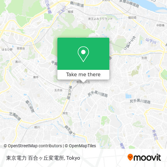 東京電力 百合ヶ丘変電所 map