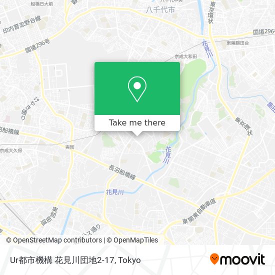 Ur都市機構 花見川団地2-17 map