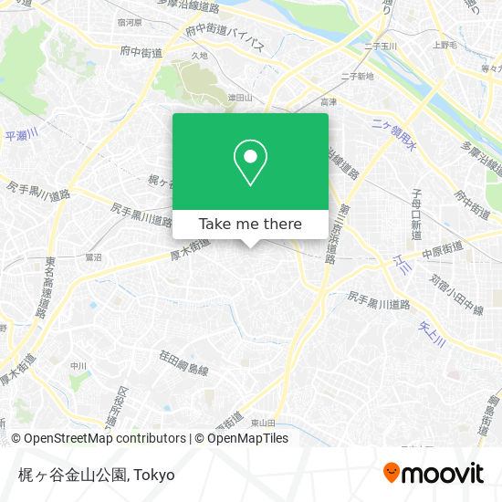 梶ヶ谷金山公園 map