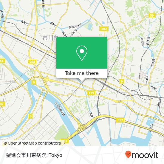 聖進会市川東病院 map